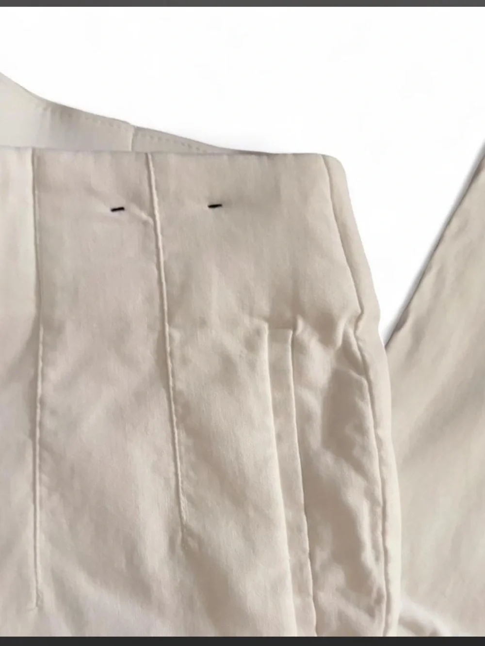 Rafaella White Straight-Leg Chinos